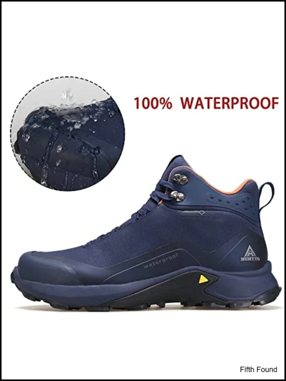 Men's Waterproof Hiking Boots Lightweight Breathable Ankle Boots Trekking Shoes